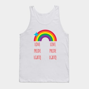 LGBTQ Pride Love Design Tank Top